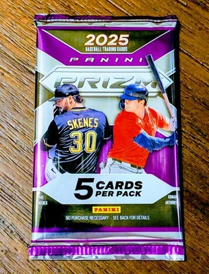   [1x] 2025 Panini Prizm MLB Retail Box Pack - SKENES KURTZ ANTHONY SASAKI RCs