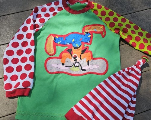 Boys Custom BOUTIQUE RESELL UPCYCLE 4 5 6 lk boden handmade Disney mickey w/hat - Picture 4 of 4