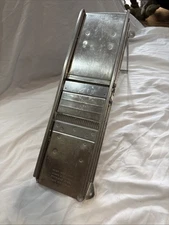 VINTAGE BRON COUCKE MANDOLINE STAINLESS STEEL VEGETABLE SLICER