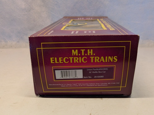 MTH 20-93080 Union Pacific 50' Waffle Box Car Nuevo en caja | Condition: New