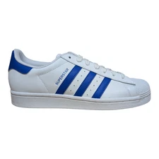 Adidas Men's Superstar Athletic Shoes - Cloud White / Blue - US Sizes - IG9368
