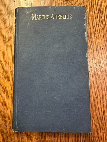 Cover of Thoughts of Marcus Aurelius 1889 HC trans. George Long STOICISM PHILOSOPHY ROME