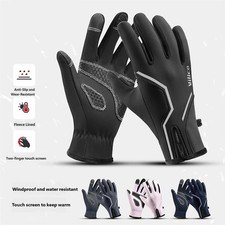 Mens Winter Thermal Warm Waterproof Ski Snowboarding Driving Work Gloves Mitten