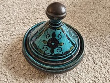 Small Terracotta Moroccan Tagine Cooking Pot Display Pot
