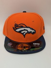 New Era NFL Denver Broncos Kids 59Fifty On the Field Orange/Blue Fitted Hat