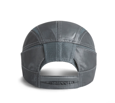 ATIISSU Wing Cap Gray Mesh Detail Logo Baseball Hat 100% Authentic