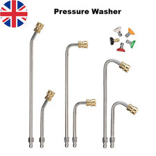 Pressure Washer Wand Extension Lance Rod 1/4" Quick Connect 4000 PSI UK