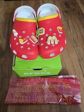 McDonald's Crocs Classic Clog French Fries Men s Size 12 209858-90H NWB