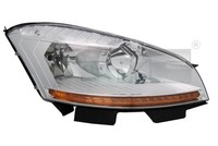 Hauptscheinwerfer TYC 20-11256-05-2 FüR Picasso C4 CitroËN H6W 1 16V Hdi THP 140