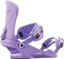 Nitro Cosmic Snowboard Bindings Women's Small / Medium US 6-11 Light Lavender