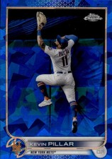 2022 Topps Chrome Sapphire Edition Kevin Pillar #170 New York Mets 32F