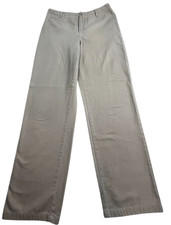 Vintage Ralph Lauren Sport Pants Womens Size 8 Wide Leg Khaki Chino Trousers Tan