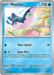 Mantine 040/191 Surging Sparks Common Pokémon TCG Card