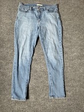 Levis 711 Skinny Ankle Jeans Womens 32 Light wash Blue