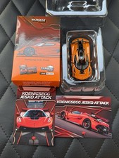 Tarmac Works Koenigsegg Jesko Attack Orange Cldc Exclusive With Two Cards