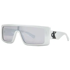 Calvin Klein Silver Browline Unisex Sunglasses CKJ23655S 040 57 CKJ23655S 040 57
