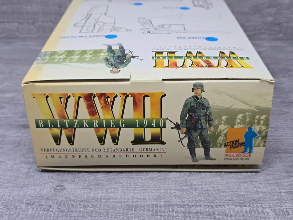 Figura de acción Dragon WWII Blitzkrieg 1940 Haupffscharfer Paul 12" 70123 nueva en caja Foto 2 de 4