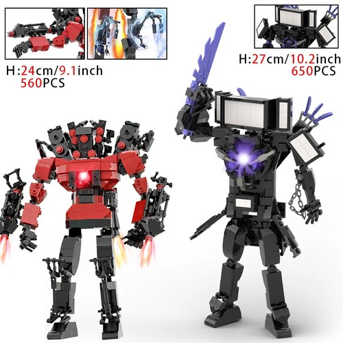Skibidi Toilet Builing Blocks Toys Figures Titan Bricks Toy 2024gift X'mas gift - Picture 47 of 62