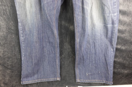 RM Williams Men's Size 52 L34 Ramco Blue Denim Jeans Regular Fit Tapered Leg - Picture 4 of 15