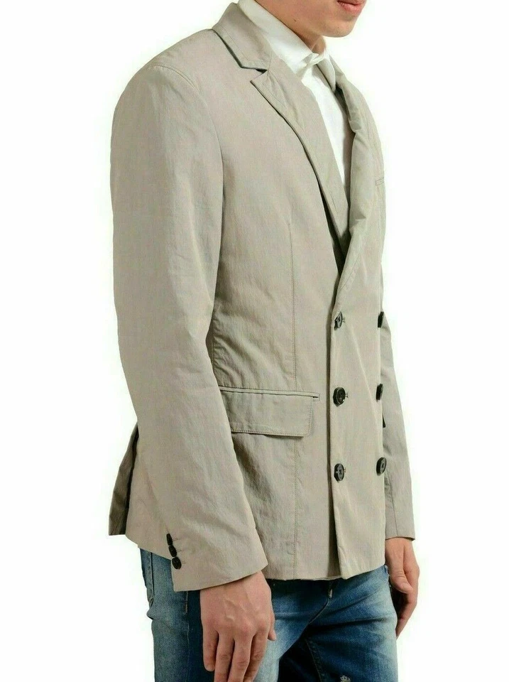 Nuevo Hugo Boss Hombre Beige Luz Chaqueta de Verano Sobretodo Gabardina 40R Grande £295 Foto 2 de 4