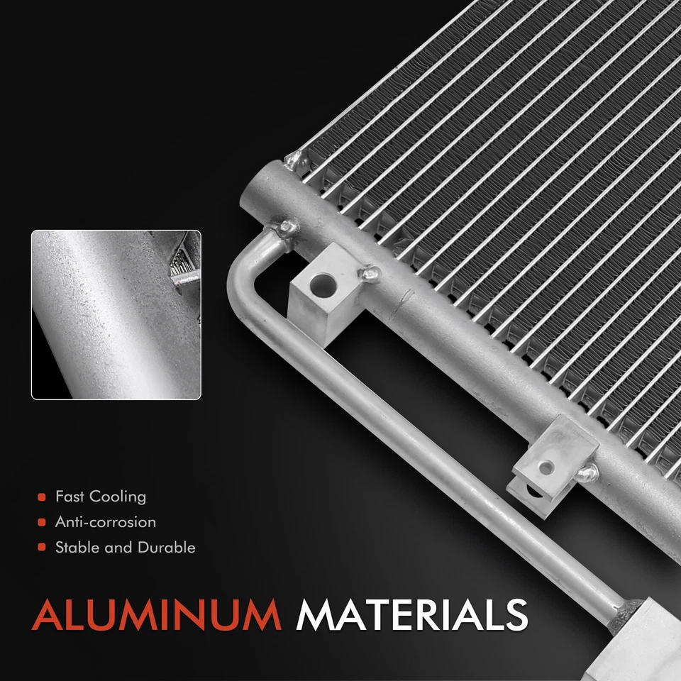 Condensador de aire acondicionado con soporte para Land Rover Range Rover 1995 1996 1997 1998-2002 Foto 2 de 4