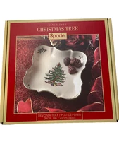 Spode Christmas Tree Devonia Tray 8in NIB