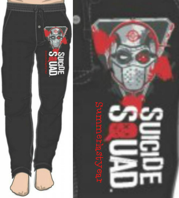DC Comics Suicide Squad DEADSHOT Unisex Pajama / Sleep Pants Free Ship image 5