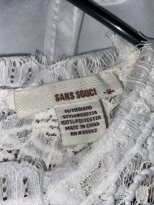 Sans Souci Lace White dress Gorgeous Small | eBay Sans Souci Lace White dress Gorgeous Small | eBay