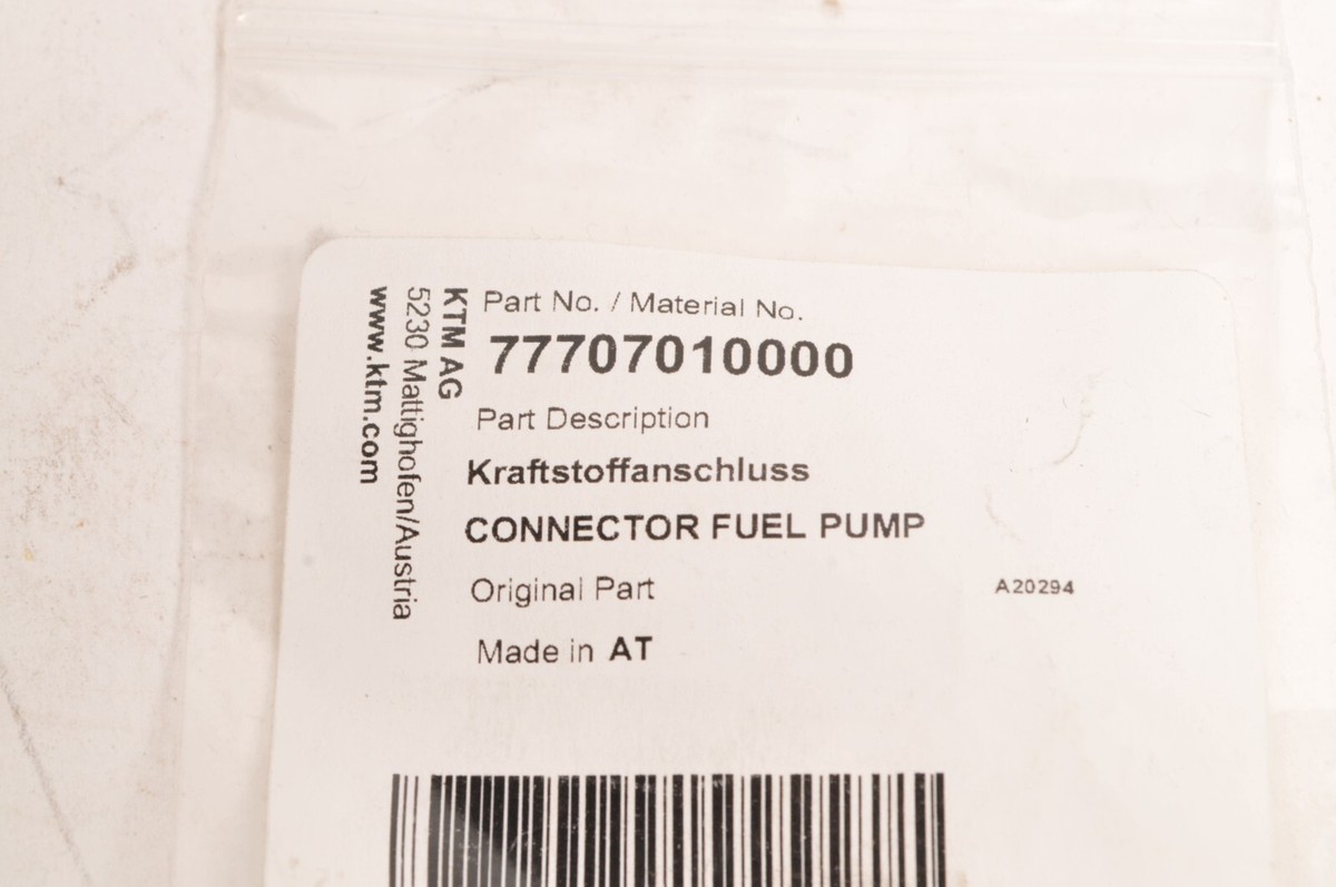 Genuine KTM Connector,fuel pump - Fits Husqvarna GasGas too