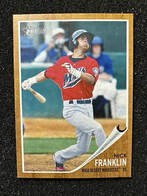 NICK FRANKLIN #115 2011 Topps Heritage Minor League Edition Rookie/Prospect QTY