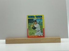 1975 Topps Carlton Fisk - All Star Catcher; #80, NM