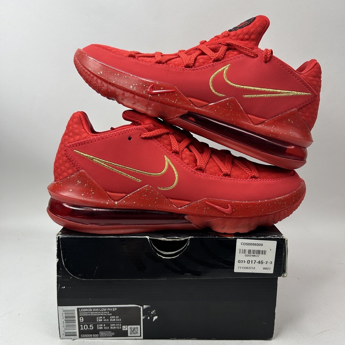 TITAN × NIKE LEBRON 17 LOW \"AGIMAT RED\" Nike Titan x LeBron 17 Low EP 'Agimat' CD5009-600