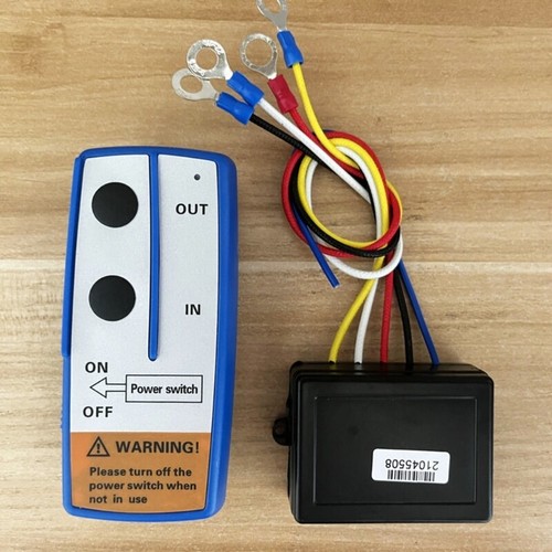 Wireless Electric Winch Remote Control Set for Trucks & ATVs with 100 Foot Range - Picture 3 of 8