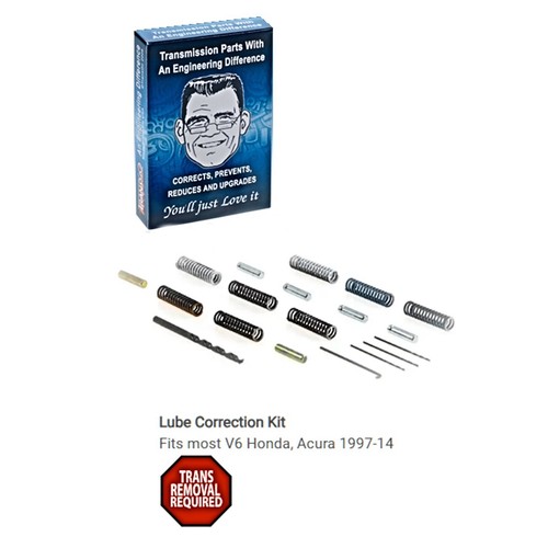 Honda Acura TransGo Lube Correction Kit fits V6 1997-10 HONDA-LK for P0740 code - Picture 5 of 5