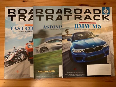 Road & Track Magazine Lot 3 Issues Mar May Jun 2018 BMW M5 Corvette ZR1 Indy New