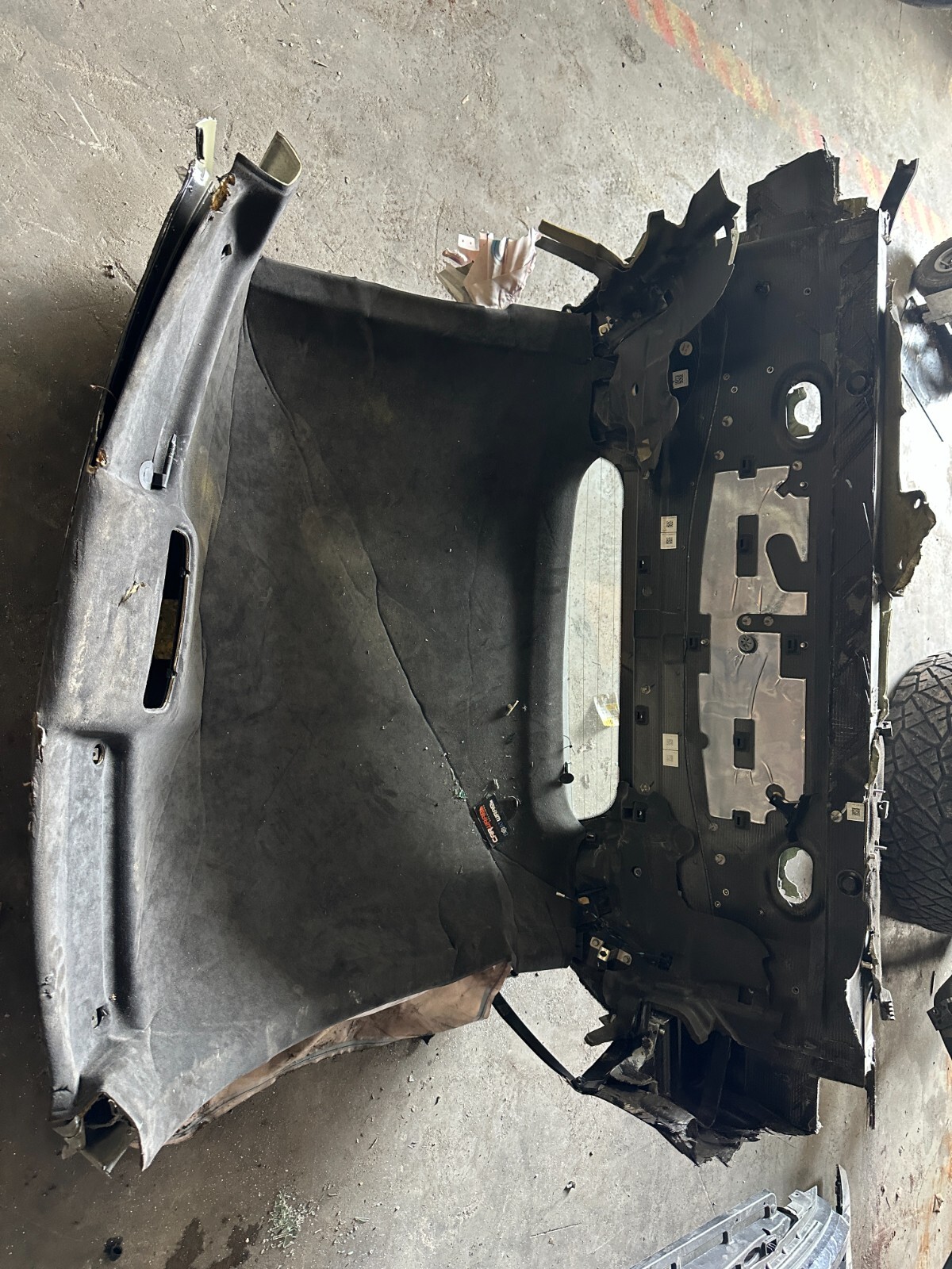 2017-2023 AUDI R8 ROOF ENGINE FIREWALL CARBON STRUCTION SECTION OEM *DAMAGE*