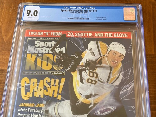 Jaromir Jagr Sports Illustrated for Kids CGC 9.0 White (Penguins HOF)- Mia Hamm - Picture 2 of 3