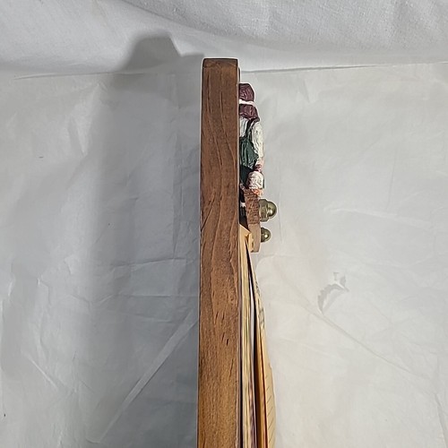 VTG Wooden Handcrafted Plaque Shopping List Memo Holder Country Cottage 16.5" - Picture 7 of 10