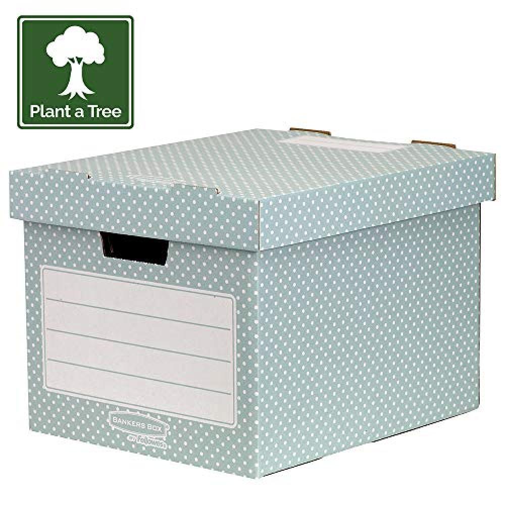 (TG. Standard) Bankers Box 4481301 Scatola Standard Style, FSC, Verde, Confezion