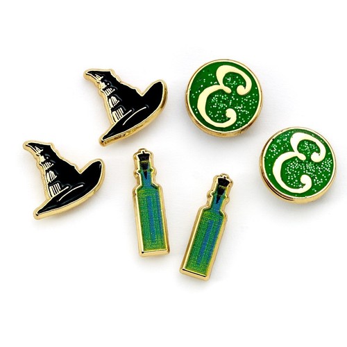 Wicked Hat, Potion and Elphaba E Logo Stud Earring Set - Picture 3 of 3