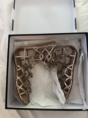 Aquazzura Mumbai Gladiator Flat Sandal