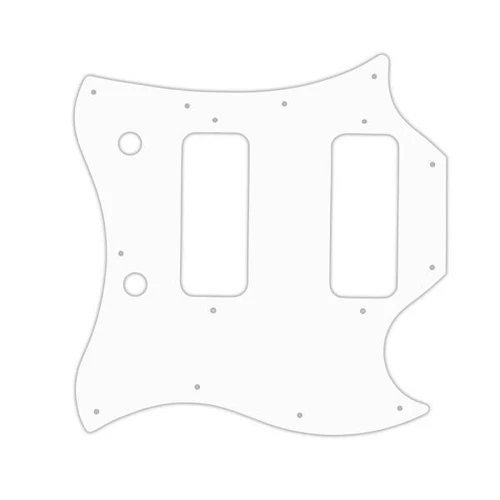 USA CUSTOM PICKGUARD for GIBSON® 2008 SG® CLASSIC - 3 Ply PG WHITE WBW