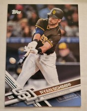 2017 Topps Father's Day Powder Blue Ryan Schimpf #372 #09/50 Padres Parallel
