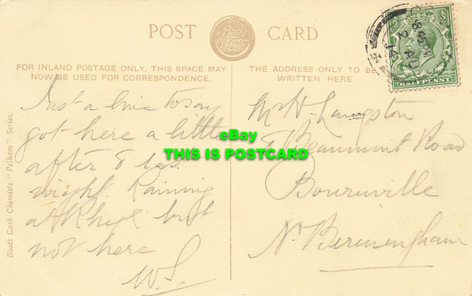 R593446 Llandudno. Splash Corner. Boots Cash Chemists. Pelham Series