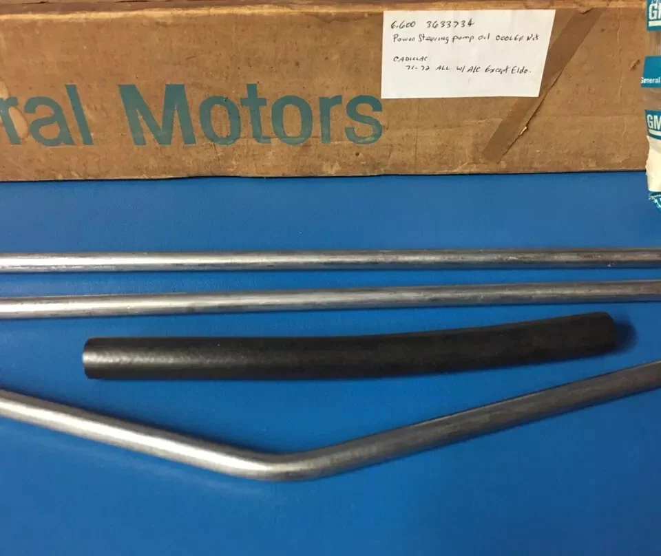 Kit de enfriador de aceite de dirección asistida Cadillac Calais Deville 1971-1972 NOS GM 3633734 Foto 4 de 4