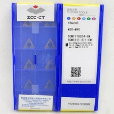 10pcs TCMT110204-EM YBG205 TCMT21.51 Original ZCC.CT CNC blade carbide inserts