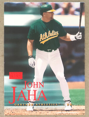 2000 Skybox - Star Rubies - John Jaha - #79 - Oakland Athletics - NrMt