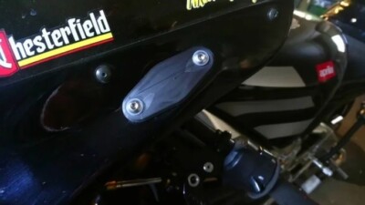 BLACK MIRROR BLOCK OFF BASE DELETE PLATES COVER CAPS PLUG APRILIA