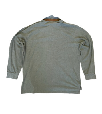 Polo Ralph Lauren Olive Long Sleeve Polo Shirt Double Horses #3