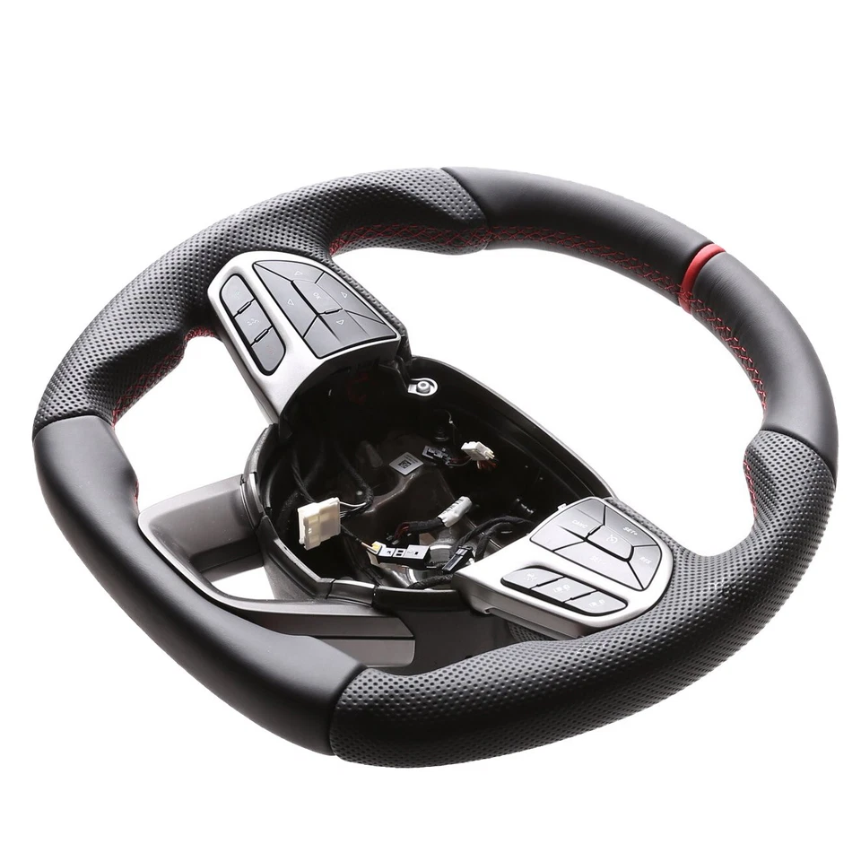 Dodge Lenkrad Challenger Charger Durango Abgeflacht NEU Neu Beziehen 12Uhr 58327 - Bild 4 von 4